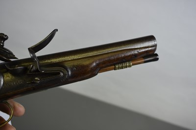 Lot 242 - A 28-BORE FLINTLOCK COACHING PISTOL BY TWIGG