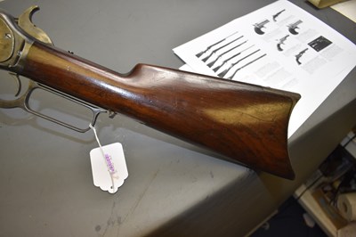 Lot 683 - A .40-60 OBSOLETE CALIBRE WINCHESTER 1876 RIFLE
