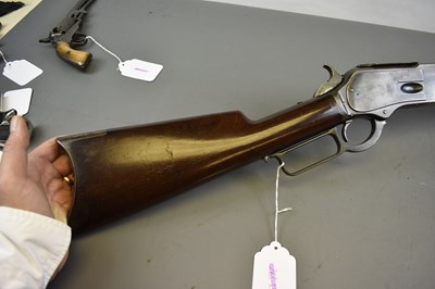 Lot 683 - A .40-60 OBSOLETE CALIBRE WINCHESTER 1876 RIFLE