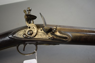 Lot 202 - A SCARCE 11-BORE 17TH CENTURY FLINTLOCK FOWLING PIECE BY GEORGE TRULOCK