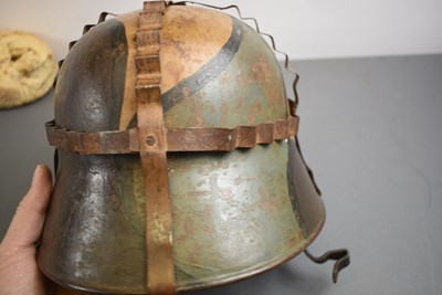 Lot 770 - AN IMPERIAL GERMAN MODEL `916 STEEL HELMET