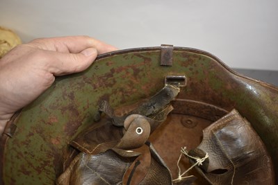 Lot 770 - AN IMPERIAL GERMAN MODEL `916 STEEL HELMET