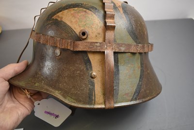 Lot 770 - AN IMPERIAL GERMAN MODEL `916 STEEL HELMET