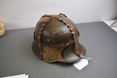 Lot 770 - AN IMPERIAL GERMAN MODEL `916 STEEL HELMET