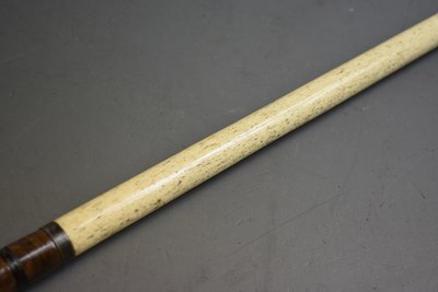 Lot 926 - A 19TH CENTURY WHALE BONE WALKING STICK