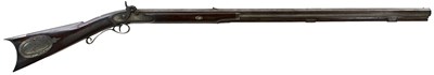 Lot 200 - A .420 CALIBRE AMERICAN PERCUSSION PLAINS OR BENCH RIFLE BY ANDREWS OF CLEVELAND