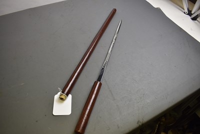 Lot 935 - A WWI PERIOD SWAGGER SWORD STICK OR BATON BY SWAINE & ADENEY