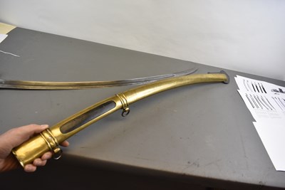 Lot 134 - A GOOD COPY OF A FRENCH MODEL 1801 LIGHT CAVALRY TROOPER'S SABRE