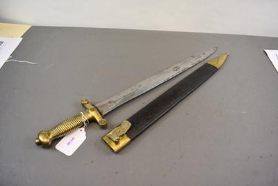 Lot 702 - A FRENCH ARTILLERYMAN'S SIDEARM