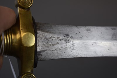 Lot 702 - A FRENCH ARTILLERYMAN'S SIDEARM