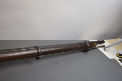 Lot 182 - A .577 CALIBRE PERCUSSION THREE-BAND ENFIELD PRESENTATION RIFLE