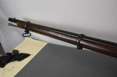 Lot 182 - A .577 CALIBRE PERCUSSION THREE-BAND ENFIELD PRESENTATION RIFLE