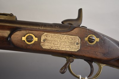 Lot 182 - A .577 CALIBRE PERCUSSION THREE-BAND ENFIELD PRESENTATION RIFLE