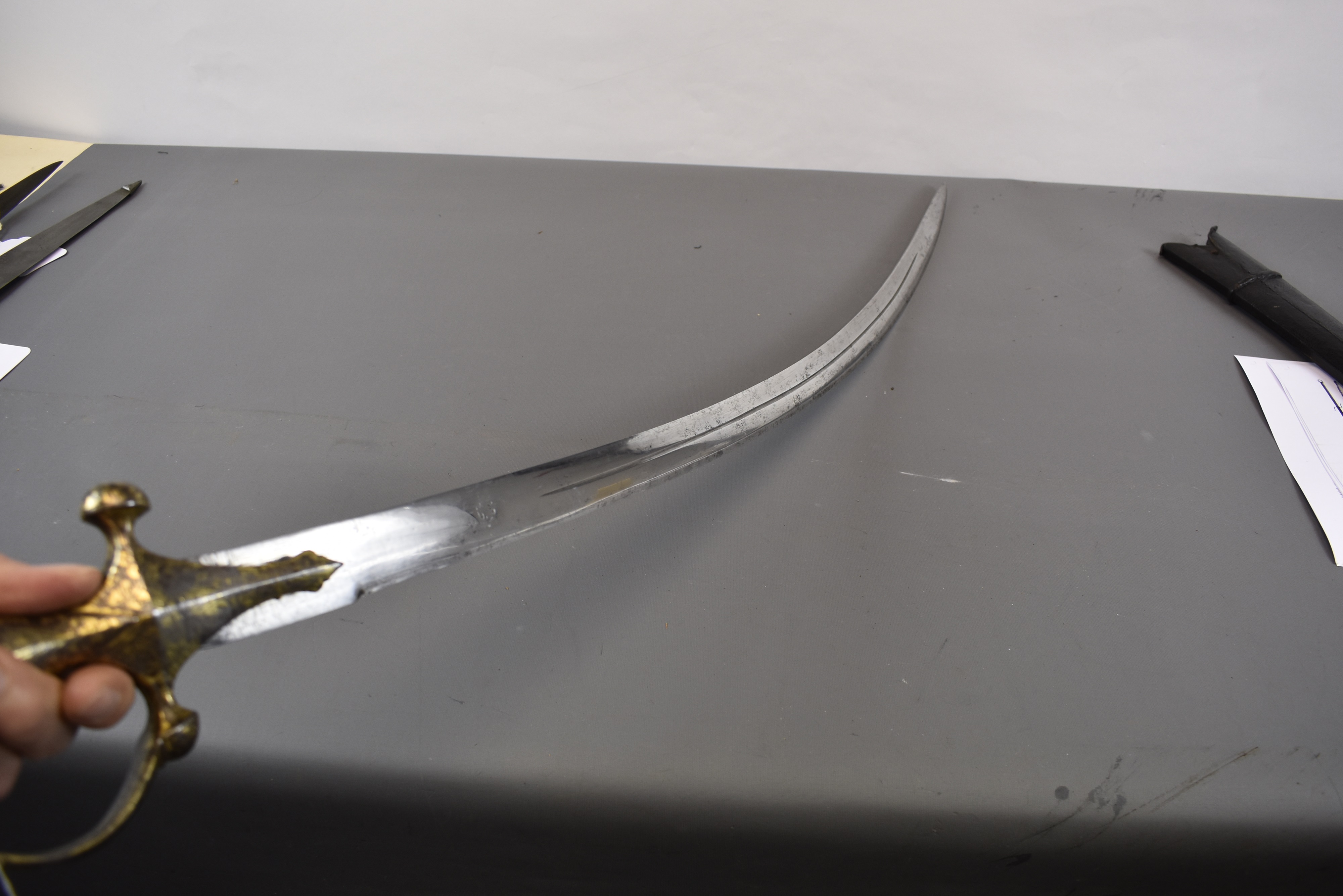 Lot 35 - A MID-19TH CENTURY INDIAN TULWAR,