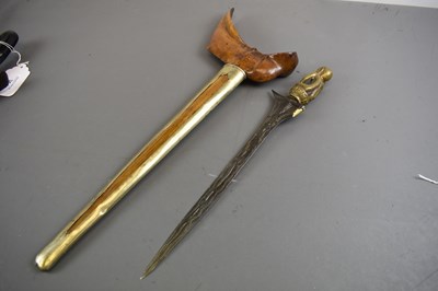 Lot 115 - AN EARLY 20TH CENTURY MALAYAN KRIS