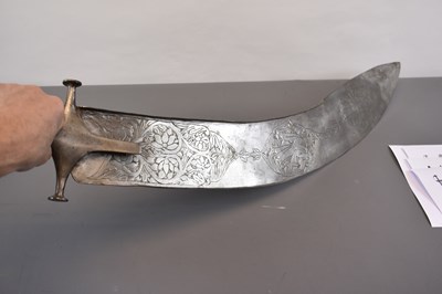 Lot 38 - A 19TH CENTURY INDIAN KIRACH OR SWORD FOR A BOY
