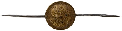 Lot 61 - A 19TH CENTURY INDIAN MADU OR SHIELD
