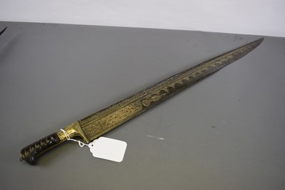 Lot 74 - A 19TH CENTURY KHYBER KNIFE