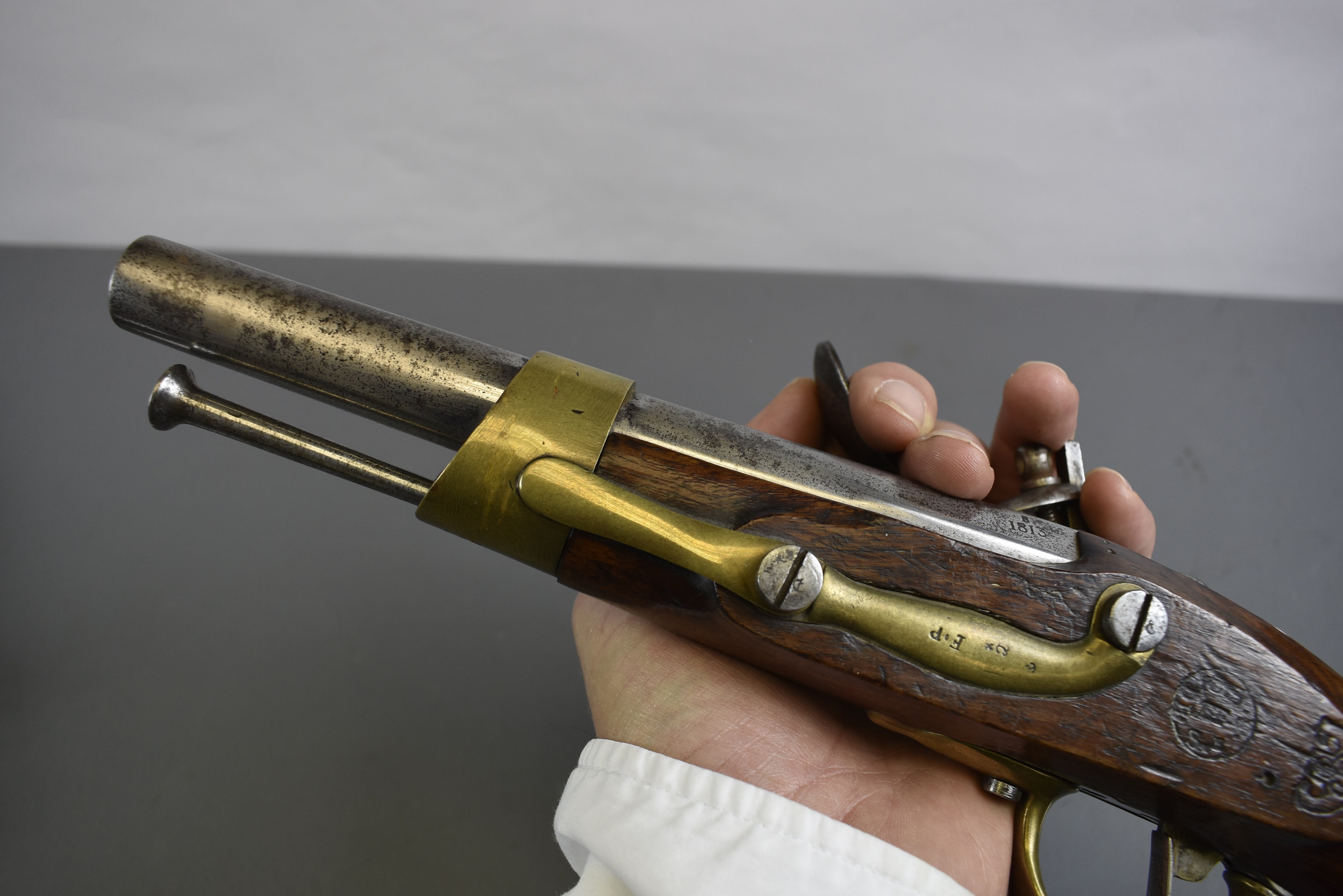 Lot 283 A .650 CALIBRE FRENCH AN XII FLINTLOCK