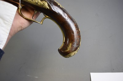 Lot 243 - A FINE 18TH CENTURY 25-BORE BOHEMIAN FLINTLOCK HOLSTER PISTOL BY PAUL BREIDENFELTER