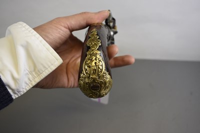 Lot 243 - A FINE 18TH CENTURY 25-BORE BOHEMIAN FLINTLOCK HOLSTER PISTOL BY PAUL BREIDENFELTER