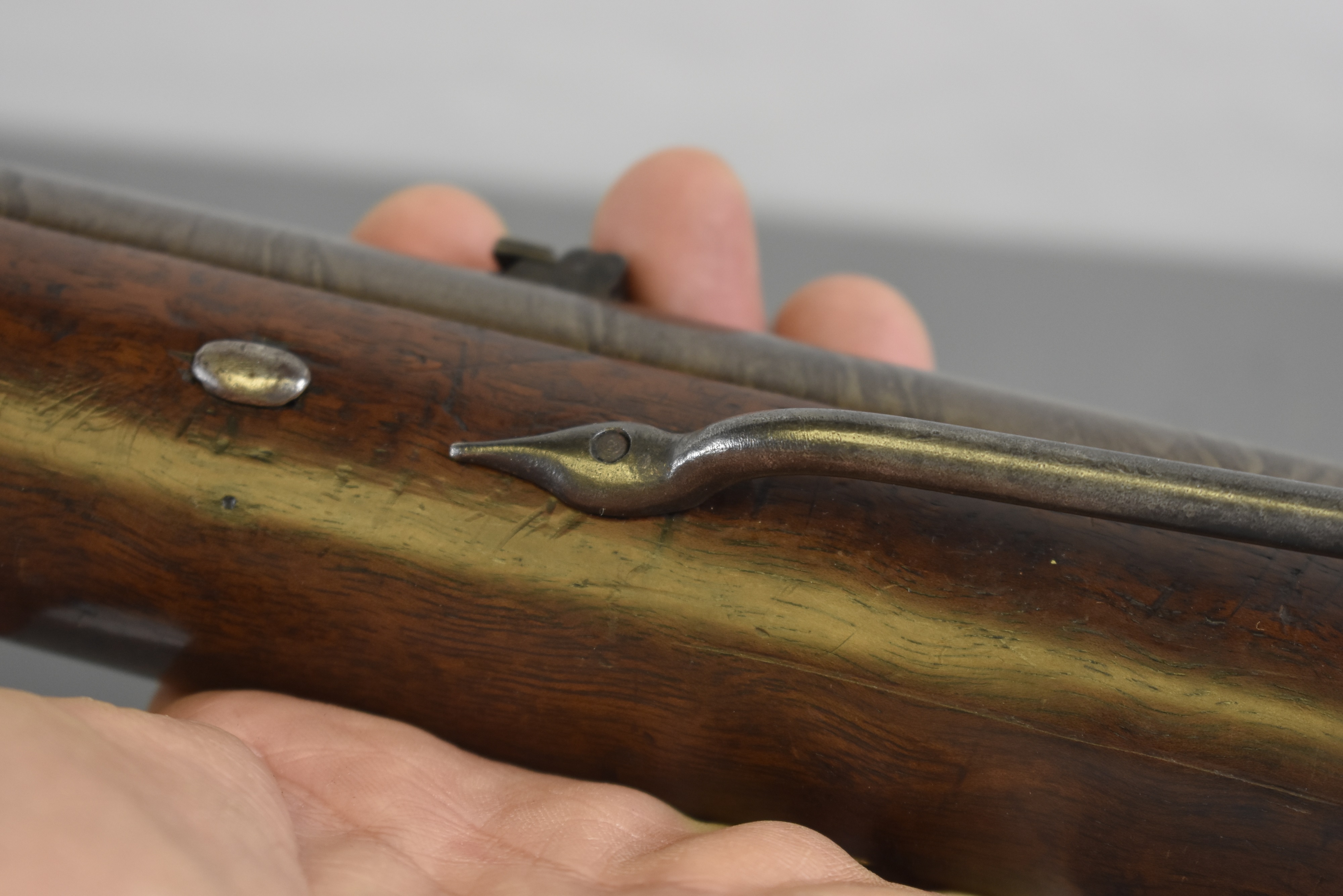 Lot 183 - A .650 CALIBRE FLINTLOCK BAKER RIFLE,