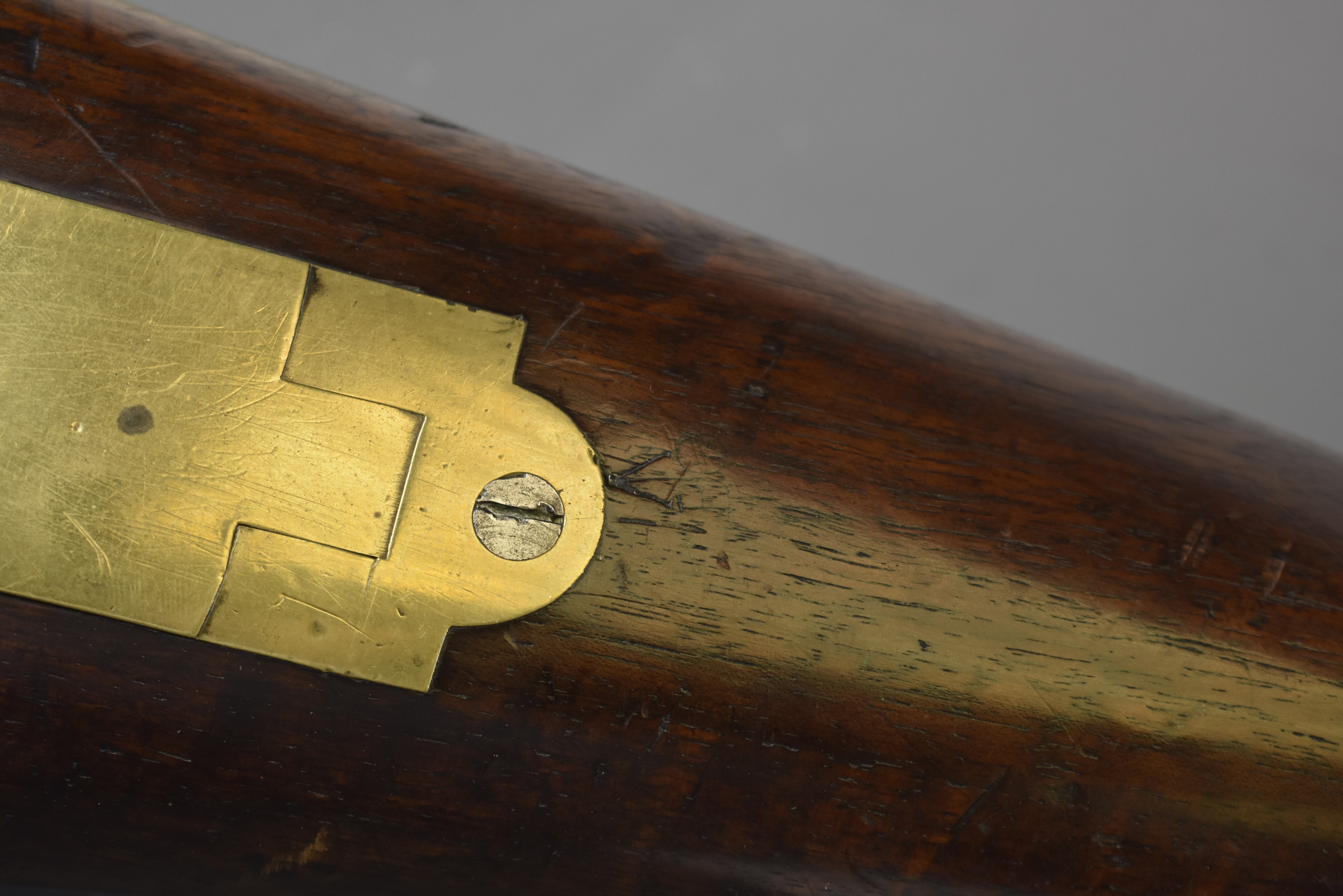 Lot 183 - A .650 CALIBRE FLINTLOCK BAKER RIFLE,