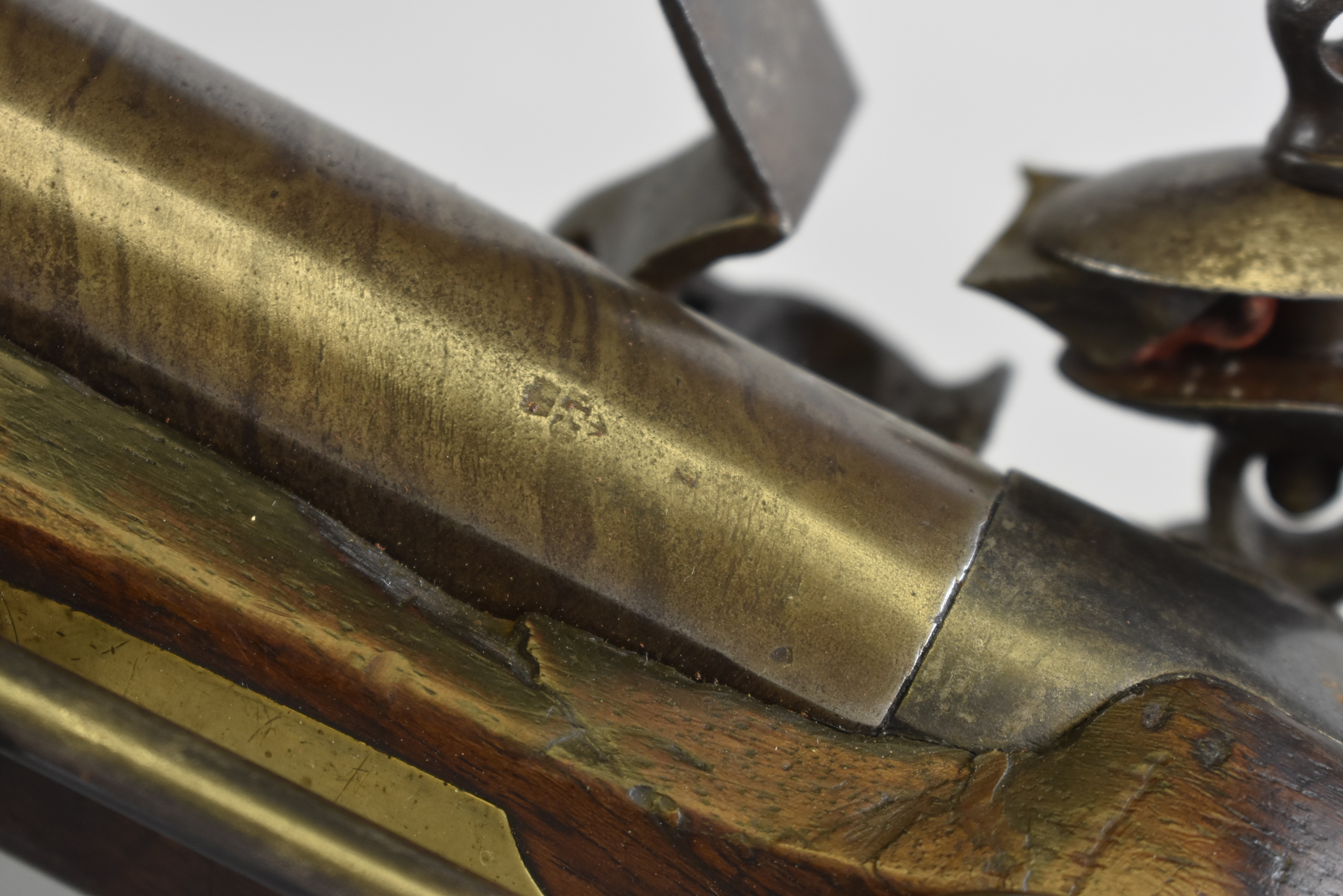 Lot 183 - A .650 CALIBRE FLINTLOCK BAKER RIFLE,