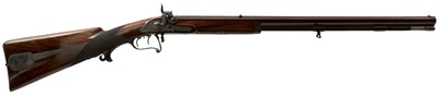 Lot 215 - A 28-BORE SPORTING RIFLE BY H. SCHERPING OF HANNOVER