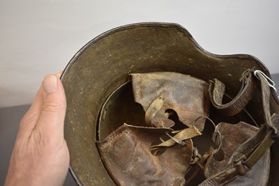 Lot 747 - AN IMPERIAL GERMAN MODEL 1918 CUT-OUT HELMET