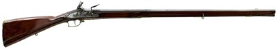 Lot 213 - A 16-BORE FLINTLOCK SPORTING GUN BY S. HOFFMAN