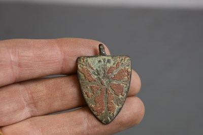 Lot 881 - FIVE VARIOUS MEDIEVAL HORSE HARNESS PENDANTS