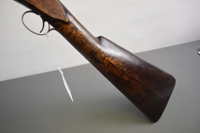 Lot 221 - A 12-BORE FLINTLOCK SPORTING GUN BY HENRY NOCK