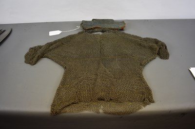 Lot 56 - A 19TH CENTURY INDIAN SIKH MAIL SHIRT FOR A BOY
