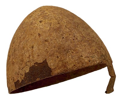 Lot 898 - AN 11TH CENTURY VIKING NASAL BAR HELMET