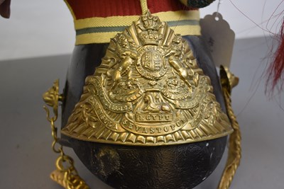 Lot 789 - A VICTORIAN OTHER RANK'S LANCE CAP TO THE 12TH (PRINCE OF WALES) LANCERS