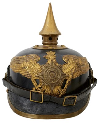 Lot 795 - AN IMPERIAL GERMAN PRUSSIAN OTHER RANK'S GUARDS PICKELHAUBE