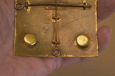 Lot 716 - A GORDON HIGHLANDERS OFFICER'S SHOULDER BELT PLATE