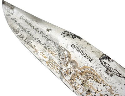 Lot 915 - A LARGE SIZED WOSTENHOLM IXL BOWIE KNIFE