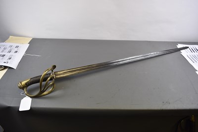 Lot 136 - A WATERLOO PERIOD FRENCH CUIRASSIER'S SWORD