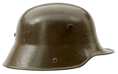 Lot 775 - AN IMPERIAL GERMAN MODEL 1916 STEEL HELMET