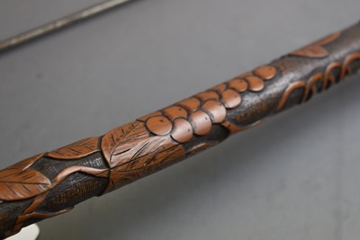 Lot 938 - A LATE 19TH CENTURY EAST ASIAN SWORD STICK