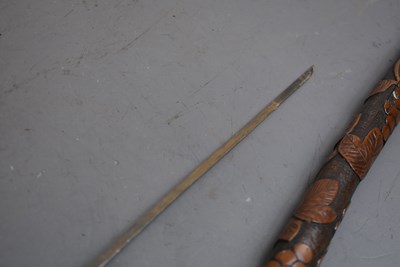 Lot 938 - A LATE 19TH CENTURY EAST ASIAN SWORD STICK