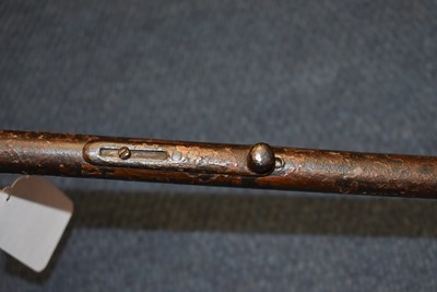 Lot 547 - A 25-BORE PERCUSSION WALKING STICK GUN