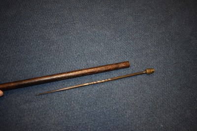 Lot 547 - A 25-BORE PERCUSSION WALKING STICK GUN